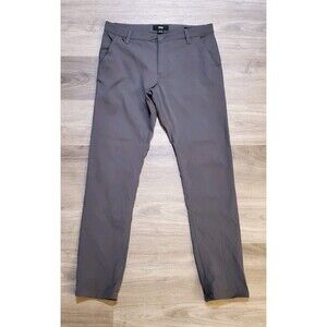 True Linkswear Golf Pant Men 32x32 Slim All Day Chino Straight Khaki Performance
